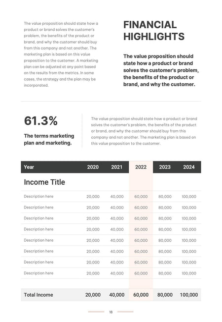 Annual-Report-Documents Documents Light Pink Minimalist Annual Report PowerPoint Template powerpoint-template keynote-template google-slides-template infographic-template