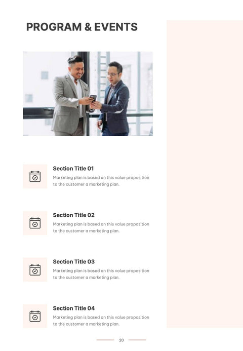 Annual-Report-Documents Documents Light Pink Minimalist Annual Report PowerPoint Template powerpoint-template keynote-template google-slides-template infographic-template