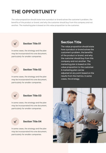 Annual-Report-Documents Documents Light Pink Minimalist Annual Report PowerPoint Template powerpoint-template keynote-template google-slides-template infographic-template
