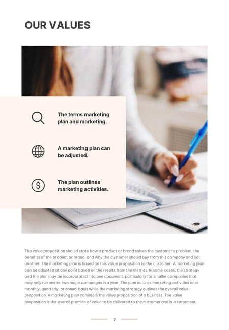 Annual-Report-Documents Documents Light Pink Minimalist Annual Report PowerPoint Template powerpoint-template keynote-template google-slides-template infographic-template
