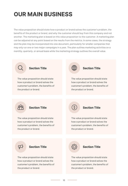 Annual-Report-Documents Documents Light Pink Minimalist Annual Report PowerPoint Template powerpoint-template keynote-template google-slides-template infographic-template