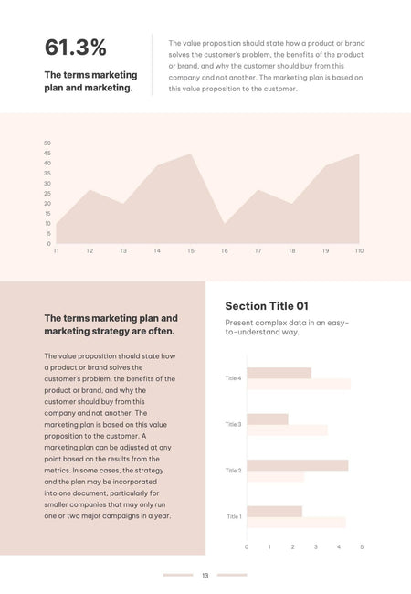 Annual-Report-Documents Documents Light Pink Minimalist Annual Report PowerPoint Template powerpoint-template keynote-template google-slides-template infographic-template