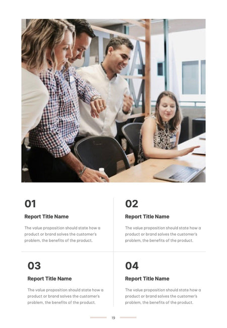 Annual-Report-Documents Documents Light Pink Minimalist Annual Report PowerPoint Template powerpoint-template keynote-template google-slides-template infographic-template