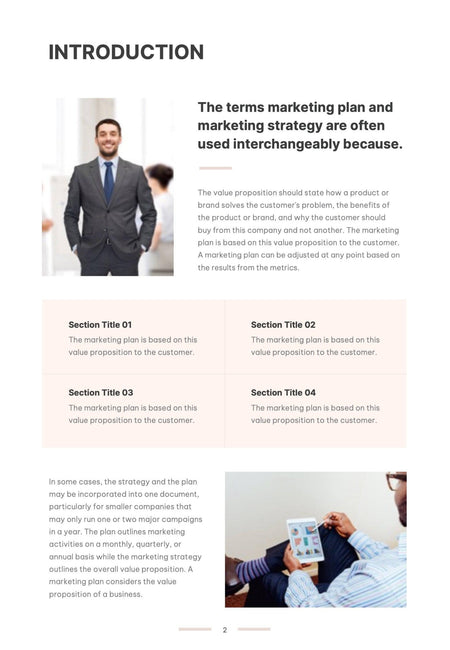 Annual-Report-Documents Documents Light Pink Minimalist Annual Report PowerPoint Template powerpoint-template keynote-template google-slides-template infographic-template
