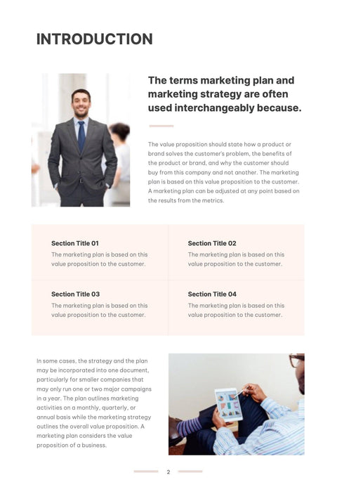 Annual-Report-Documents Documents Light Pink Minimalist Annual Report PowerPoint Template powerpoint-template keynote-template google-slides-template infographic-template