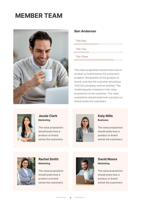 Annual-Report-Documents Documents Light Pink Minimalist Annual Report PowerPoint Template powerpoint-template keynote-template google-slides-template infographic-template
