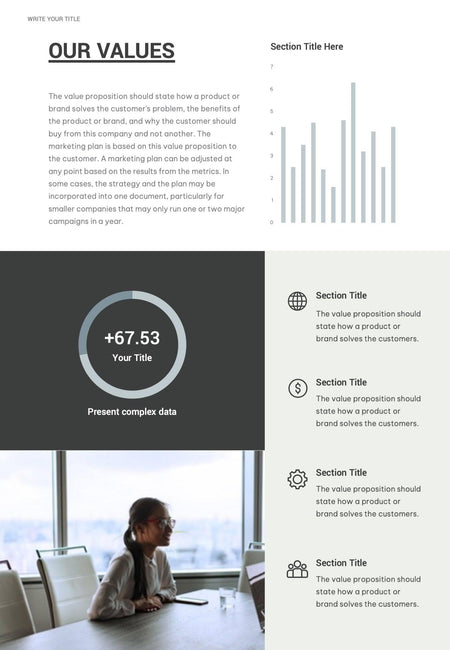 Annual-Report-Documents Documents Olympic White Minimalist Annual Report PowerPoint Template powerpoint-template keynote-template google-slides-template infographic-template