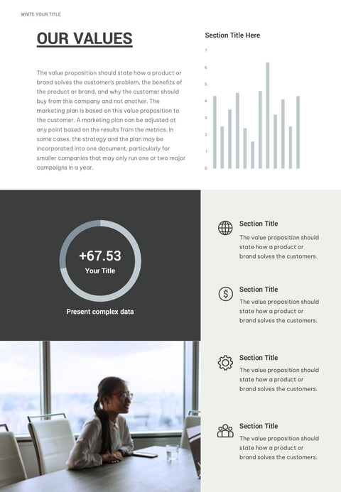 Annual-Report-Documents Documents Olympic White Minimalist Annual Report PowerPoint Template powerpoint-template keynote-template google-slides-template infographic-template
