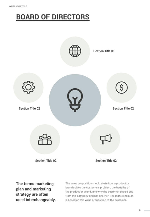Annual-Report-Documents Documents Olympic White Minimalist Annual Report PowerPoint Template powerpoint-template keynote-template google-slides-template infographic-template