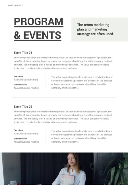 Annual-Report-Documents Documents Olympic White Minimalist Annual Report PowerPoint Template powerpoint-template keynote-template google-slides-template infographic-template