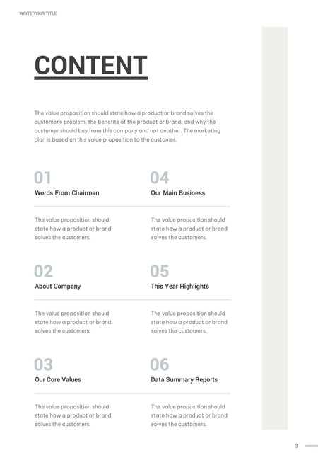 Annual-Report-Documents Documents Olympic White Minimalist Annual Report PowerPoint Template powerpoint-template keynote-template google-slides-template infographic-template
