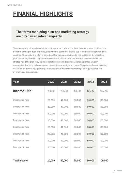 Annual-Report-Documents Documents Olympic White Minimalist Annual Report PowerPoint Template powerpoint-template keynote-template google-slides-template infographic-template