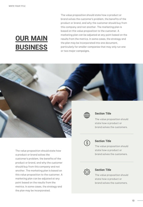 Annual-Report-Documents Documents Olympic White Minimalist Annual Report PowerPoint Template powerpoint-template keynote-template google-slides-template infographic-template