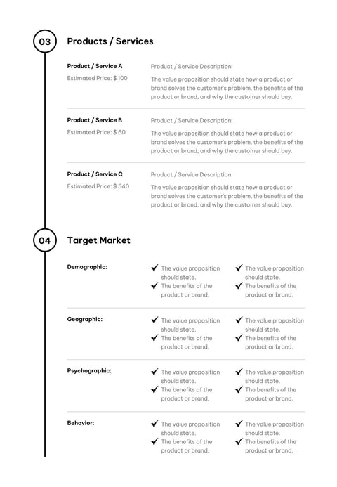 Business-Plan-Templates Documents Black and White Business Plan Template S01022301 powerpoint-template keynote-template google-slides-template infographic-template