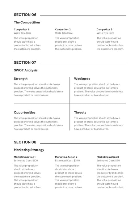 Business-Plan-Templates Documents Blue Gray Business Plan Template S01022301 powerpoint-template keynote-template google-slides-template infographic-template
