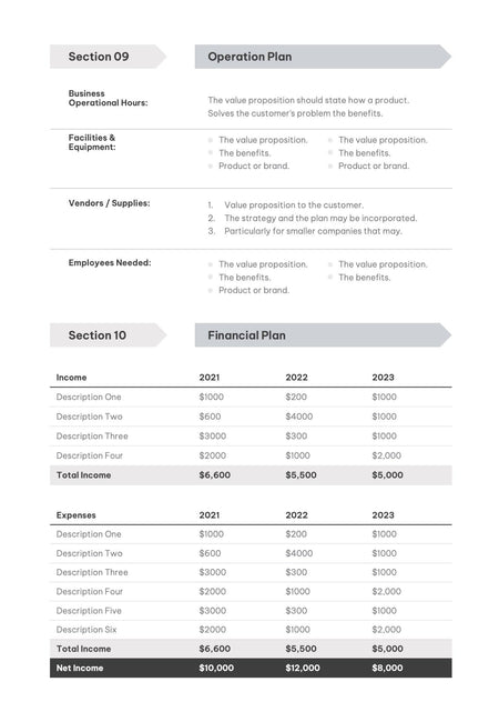 Business-Plan-Templates Documents Gray and Blue Light Business Plan Template S01022301 powerpoint-template keynote-template google-slides-template infographic-template