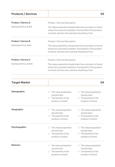 Business-Plan-Templates Documents Light Orange Business Plan Template S01022301 powerpoint-template keynote-template google-slides-template infographic-template