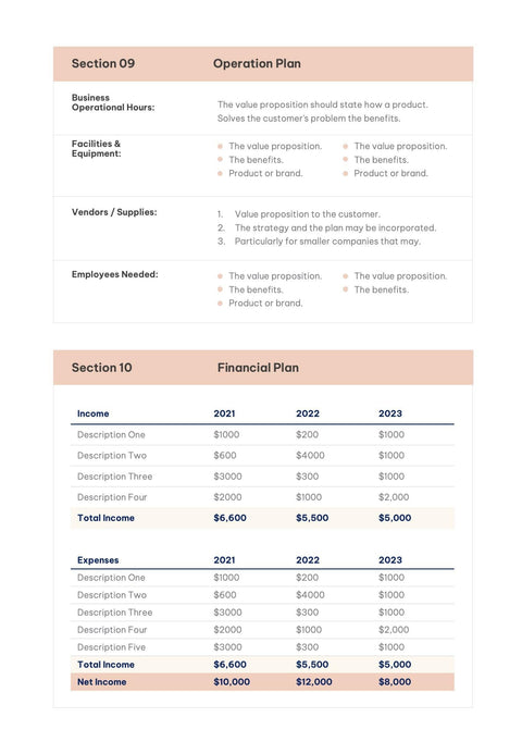 Business-Plan-Templates Documents Light Orange Business Plan Template S01022302 powerpoint-template keynote-template google-slides-template infographic-template