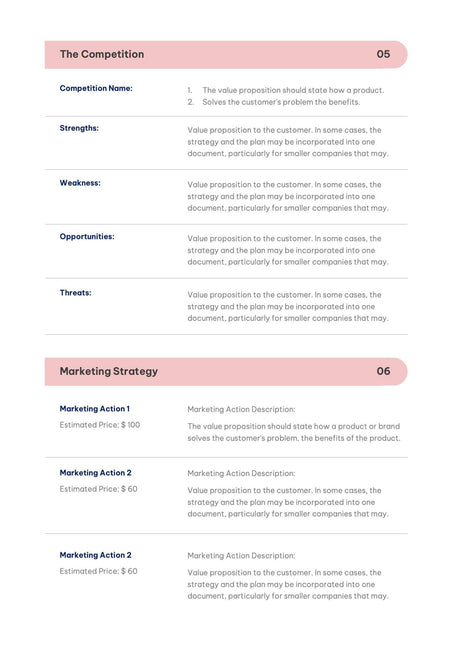 Business-Plan-Templates Documents Pink Business Plan Template S01022301 powerpoint-template keynote-template google-slides-template infographic-template