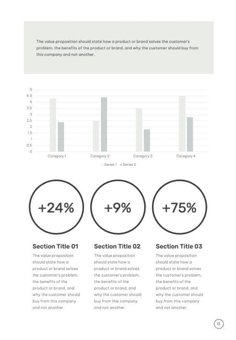 Business-Proposal-2-Pages-Infographics Documents Aqua Spring Minimalist Annual Report Portrait PowerPoint Template powerpoint-template keynote-template google-slides-template infographic-template