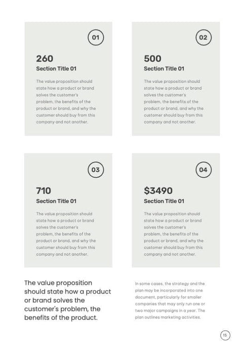 Business-Proposal-2-Pages-Infographics Documents Aqua Spring Minimalist Annual Report Portrait PowerPoint Template powerpoint-template keynote-template google-slides-template infographic-template