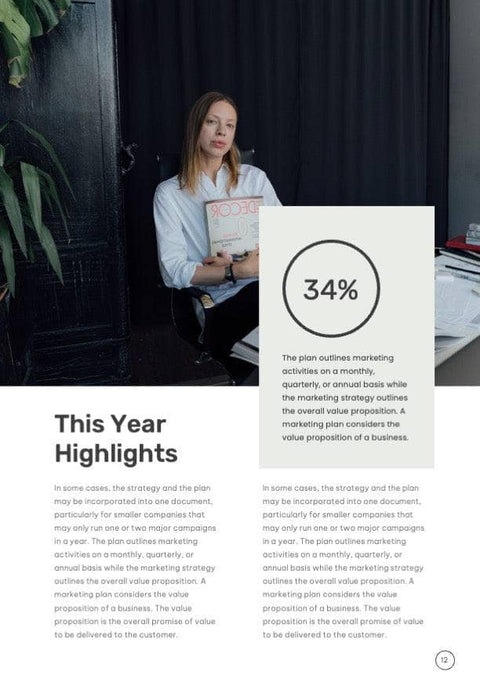 Business-Proposal-2-Pages-Infographics Documents Aqua Spring Minimalist Annual Report Portrait PowerPoint Template powerpoint-template keynote-template google-slides-template infographic-template