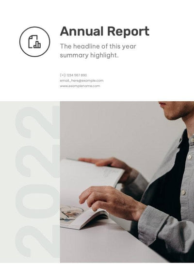 Business-Proposal-2-Pages-Infographics Documents Aqua Spring Minimalist Annual Report Portrait PowerPoint Template powerpoint-template keynote-template google-slides-template infographic-template