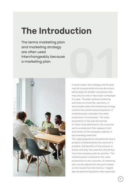 Business-Proposal-2-Pages-Infographics Documents Aqua Spring Minimalist Annual Report Portrait PowerPoint Template powerpoint-template keynote-template google-slides-template infographic-template