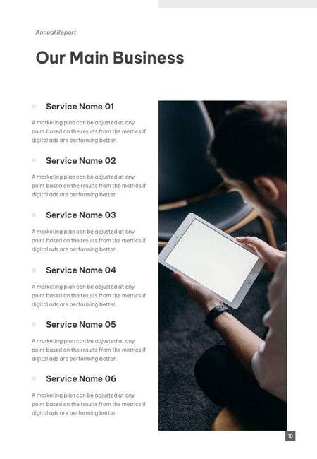 Business-Proposal-2-Pages-Infographics Documents Minimalist Annual Report PowerPoint Template powerpoint-template keynote-template google-slides-template infographic-template