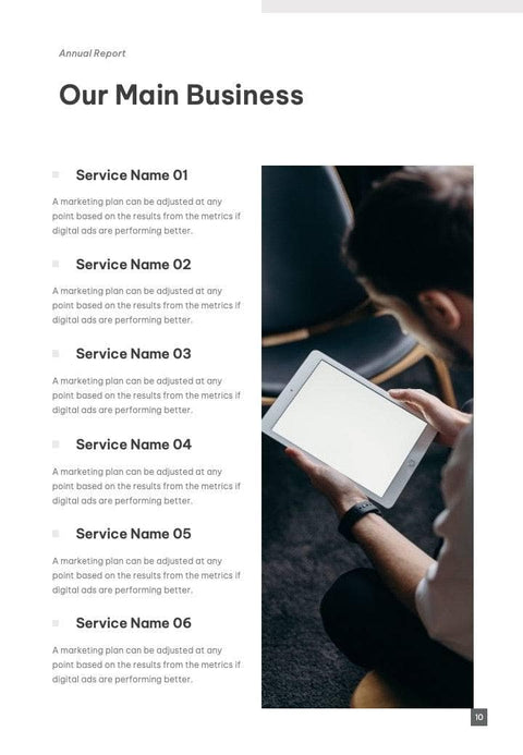 Business-Proposal-2-Pages-Infographics Documents Minimalist Annual Report PowerPoint Template powerpoint-template keynote-template google-slides-template infographic-template