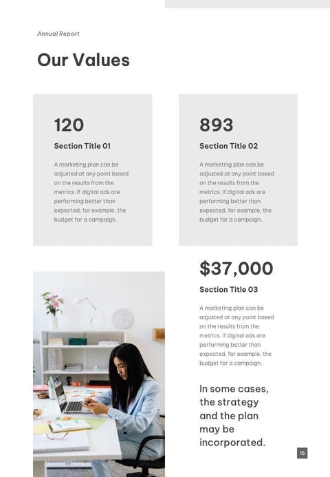 Business-Proposal-2-Pages-Infographics Documents Minimalist Annual Report PowerPoint Template powerpoint-template keynote-template google-slides-template infographic-template