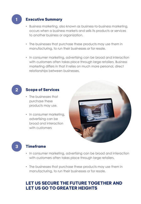 Business-Proposal-2-Pages-Infographics Infographics Coral Reef Business Proposal Template powerpoint-template keynote-template google-slides-template infographic-template