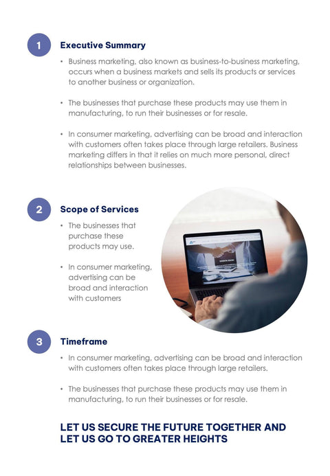 Business-Proposal-2-Pages-Infographics Infographics Coral Reef Business Proposal Template powerpoint-template keynote-template google-slides-template infographic-template