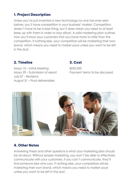 Business-Proposal-4-Pages-Infographics Asda Green Business Proposal Template powerpoint-template keynote-template google-slides-template infographic-template