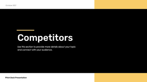 Business-Proposal-Deck Slides Black Medium Yellow Modern and Simple Presentation Business Proposal Template S10112201 powerpoint-template keynote-template google-slides-template infographic-template