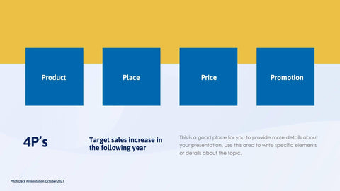 Business-Proposal-Deck Slides Blue and Yellow Professional and Clean Presentation Marketing Plan Template S10272201 powerpoint-template keynote-template google-slides-template infographic-template