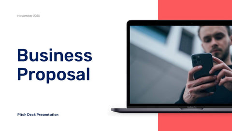 Business-Proposal-Deck Slides Red Dark Blue Modern and Clean Presentation Business Proposal Template S10072201 powerpoint-template keynote-template google-slides-template infographic-template