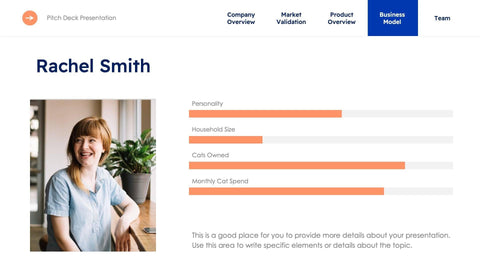 Business-Proposal-Deck Slides Royal Blue Light Orange Minimal and Simple Presentation Business Proposal Template S10072201 powerpoint-template keynote-template google-slides-template infographic-template