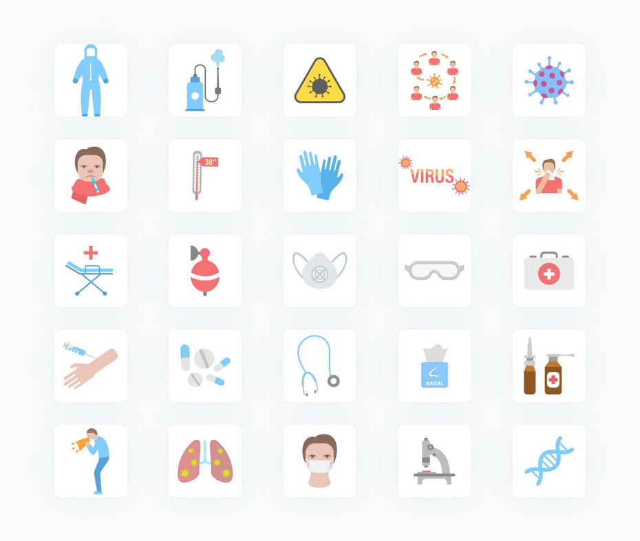 Coronavirus-Flat-Vector-Icons Icons Coronavirus Flat Vector Icons S02142202 powerpoint-template keynote-template google-slides-template infographic-template