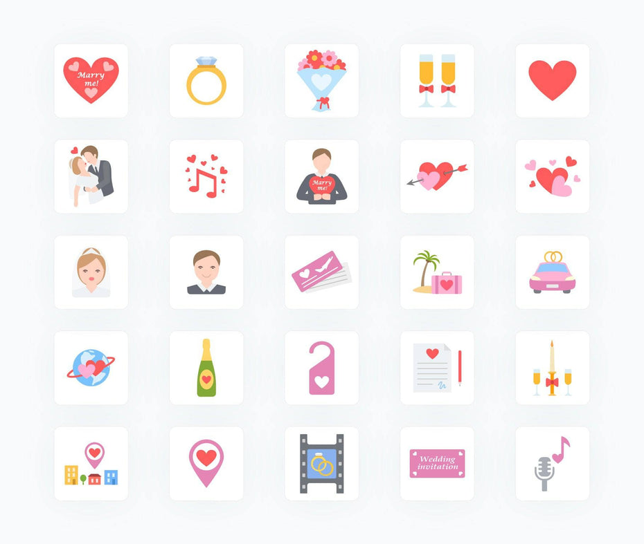 Coronavirus-Flat-Vector-Icons Icons Wedding Flat Vector Icons S02142201 powerpoint-template keynote-template google-slides-template infographic-template