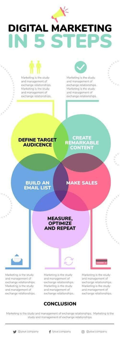 Marketing Infographics V62-Digital-Marketing-Powerpoint-Keynote-Google-Slides-Adobe-Illustrator-Infografolio