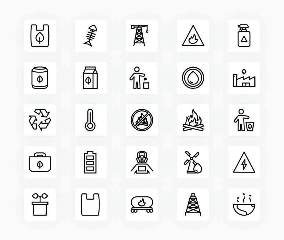 Ecology-Outline-Vector-Icons Icons Ecology Outline Vector Icons S12172102 powerpoint-template keynote-template google-slides-template infographic-template