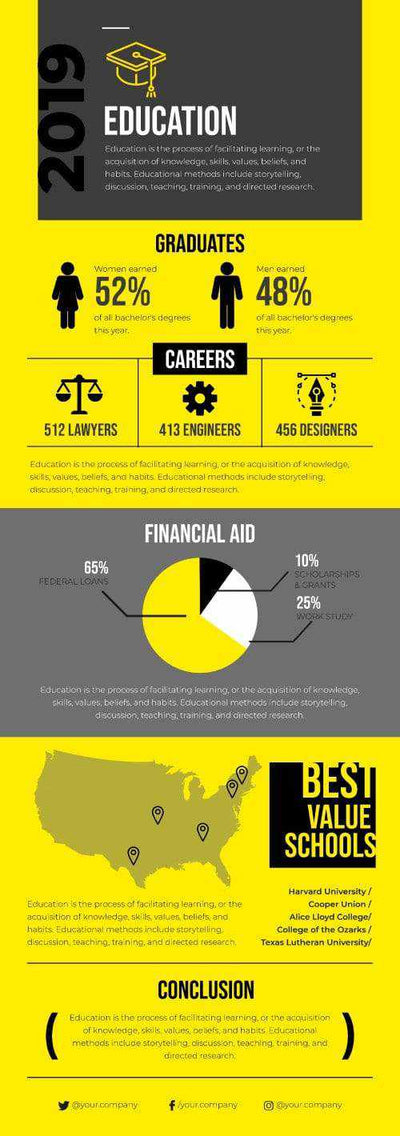 Education Infographics V1-Education-Powerpoint-Keynote-Google-Slides-Adobe-Illustrator-Infografolio