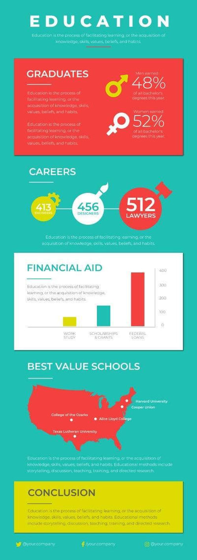 Education Infographics V3-Education-Powerpoint-Keynote-Google-Slides-Adobe-Illustrator-Infografolio