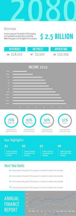 Finance-Infographics Infographics Aquamarine Report Finance Infographic Template powerpoint-template keynote-template google-slides-template infographic-template