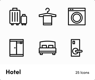 Hotel-Outline-Vector-Icons Icons Hotel Outline Vector Icons S12212102 powerpoint-template keynote-template google-slides-template infographic-template