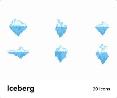 Iceberg-Flat-Vector-Icons Icons Iceberg Flat Vector Icons S12132101 powerpoint-template keynote-template google-slides-template infographic-template