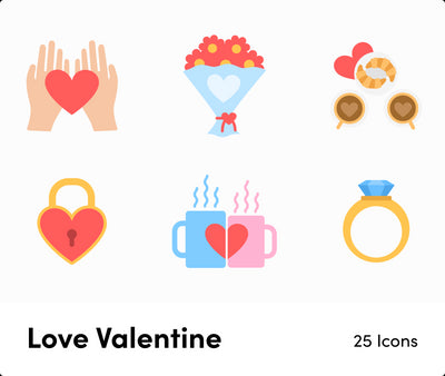 Love-Valentine-Flat-Vector-Icons Icons Love Valentine Flat Vector Icons S02142203 powerpoint-template keynote-template google-slides-template infographic-template