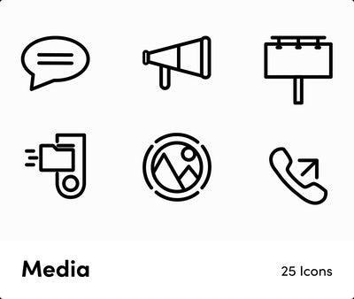 Media-Outline-Vector-Icons Icons Media Outline Vector Icons S12162104 powerpoint-template keynote-template google-slides-template infographic-template