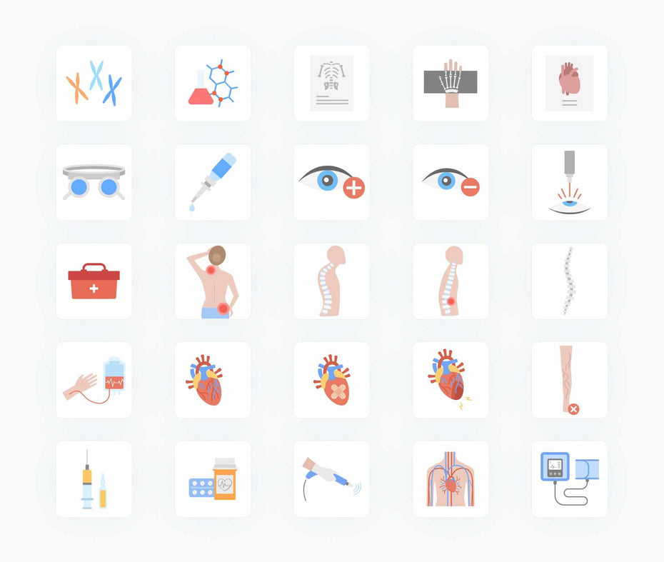 Medicine-Flat-Vector-Icons Icons Medicine Flat Vector Icons S01192203 powerpoint-template keynote-template google-slides-template infographic-template